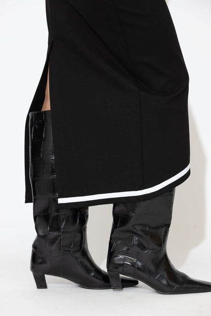 Black Ponte Coco Skirt