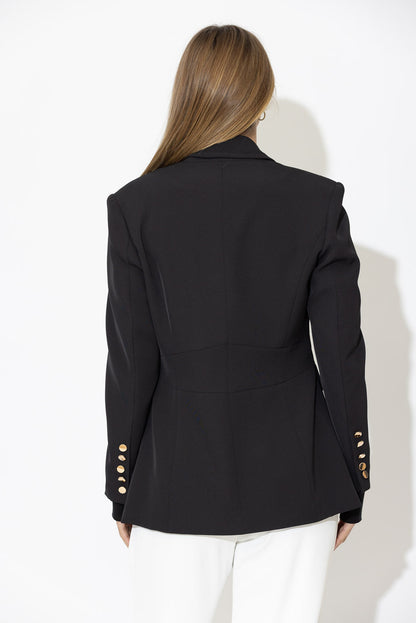 Black Euro Pearl Mia Blazer