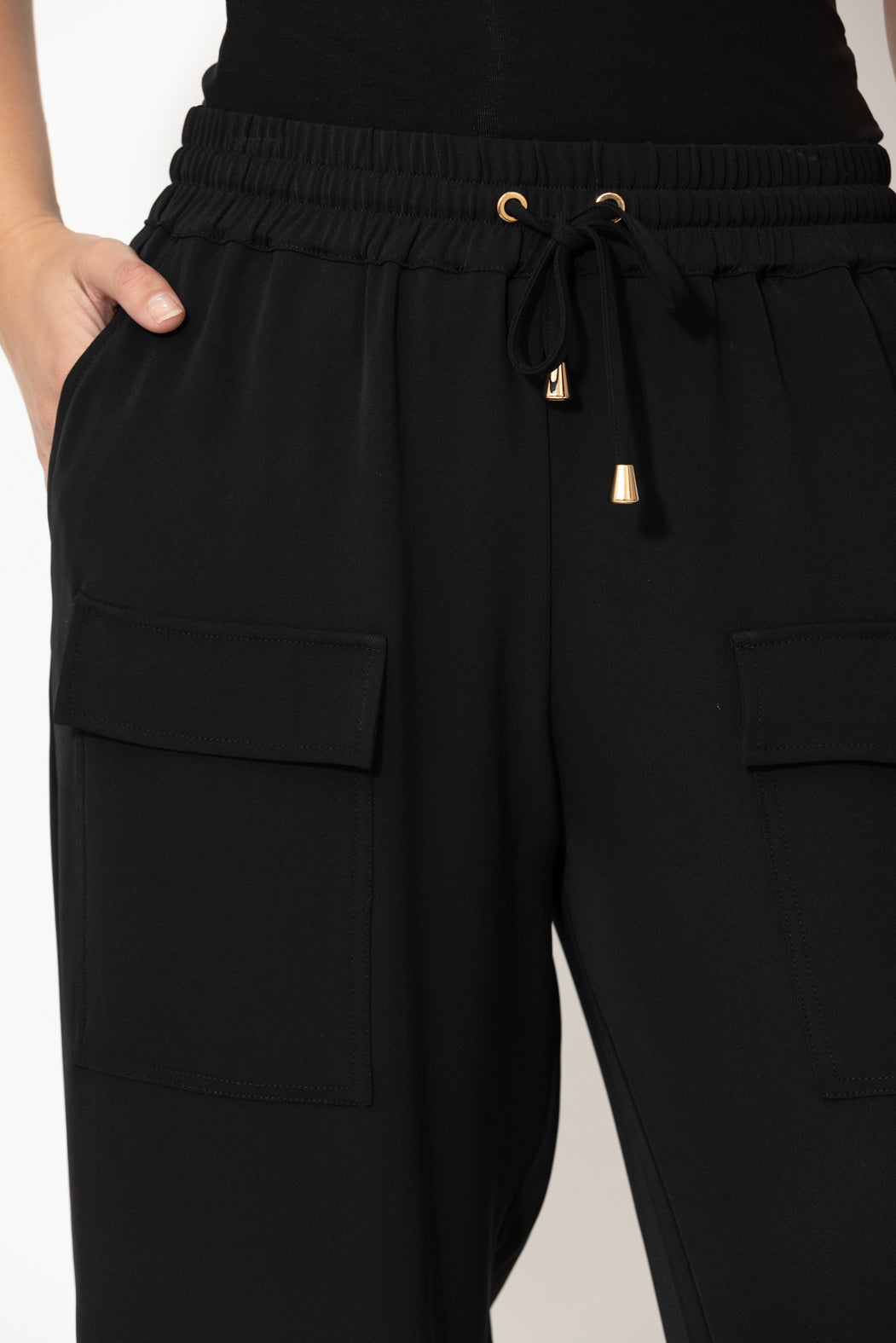 Black Lustra Cargo Pant