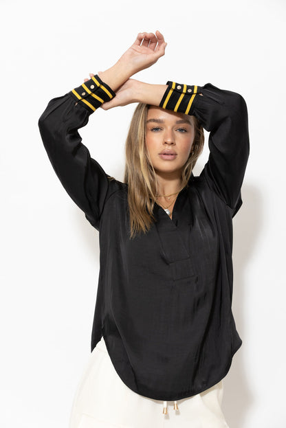 Black Glow Military Blogger Shirt