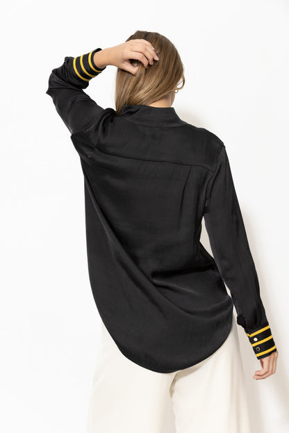 Black Glow Military Blogger Shirt