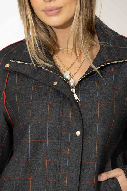 Charcoal Athleisure Jacket