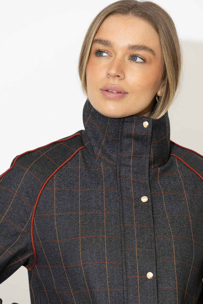 Charcoal Athleisure Jacket