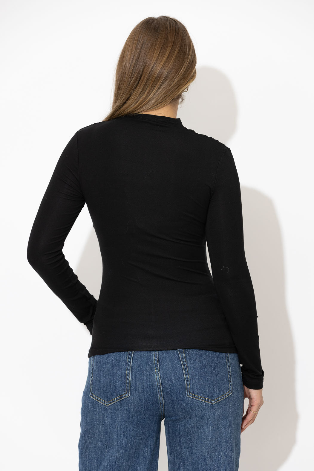 Black Tencel Livvie Top