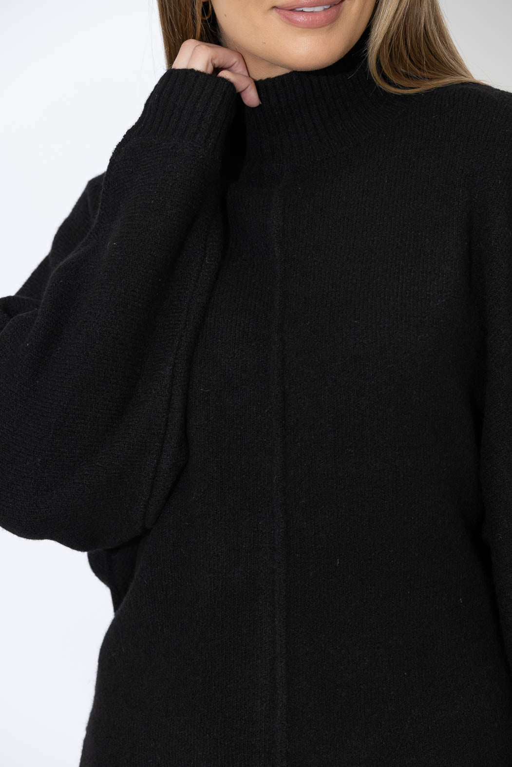 Black Dolman Knit