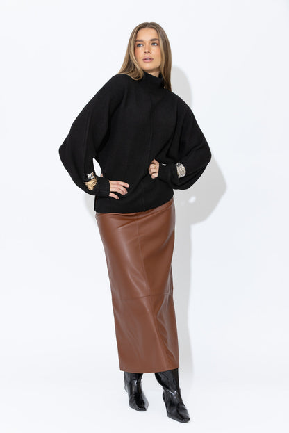 Black Dolman Knit