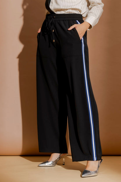 Black Stripe Sport Pant