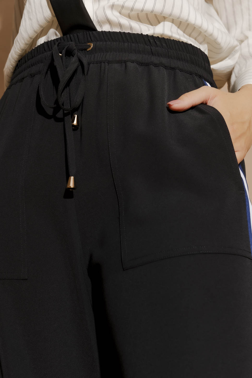 Black Stripe Sport Pant