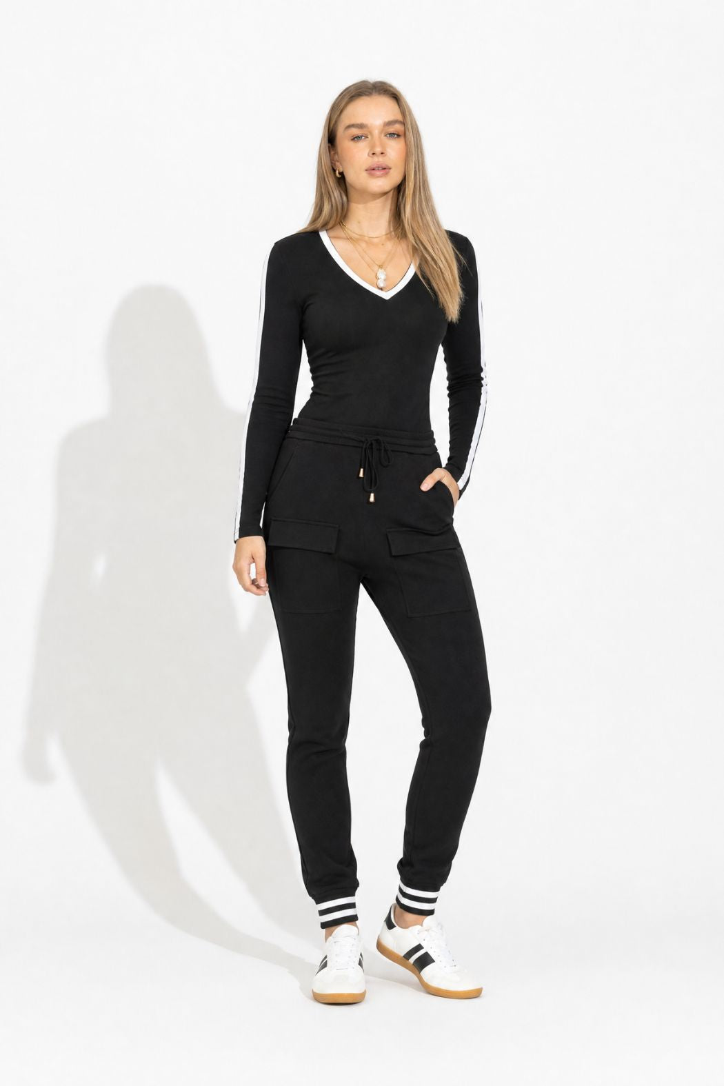Black Sport Jogger Pant
