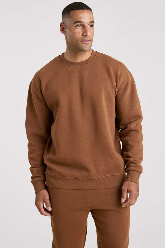 Men's Classic Crewneck Sweatshirt | Chocolate