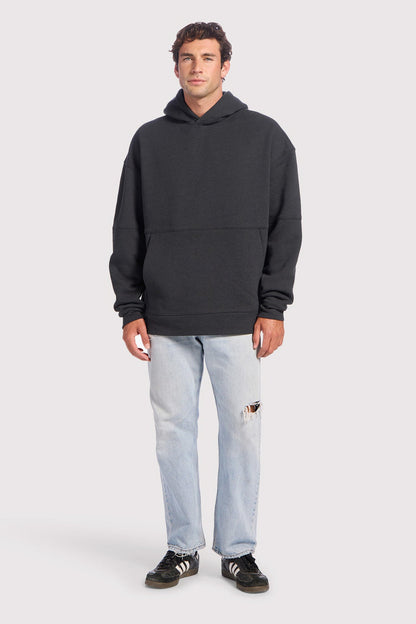 Vintage Fleece Men's Hoodie | Black