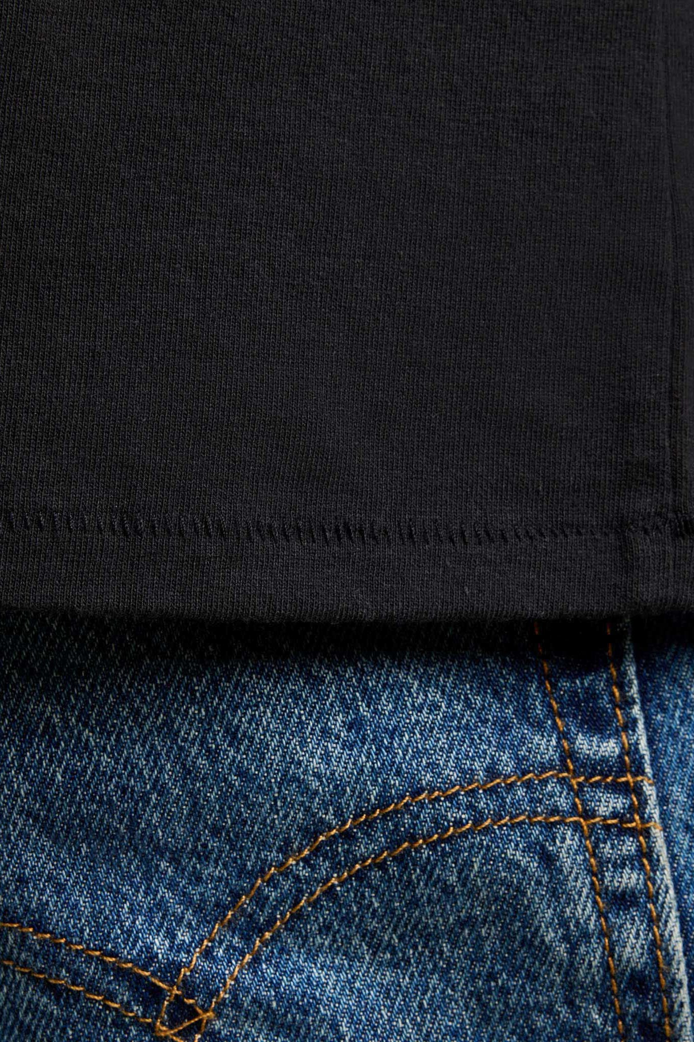 Vintage Cotton Men's Everyday T-Shirt | Black