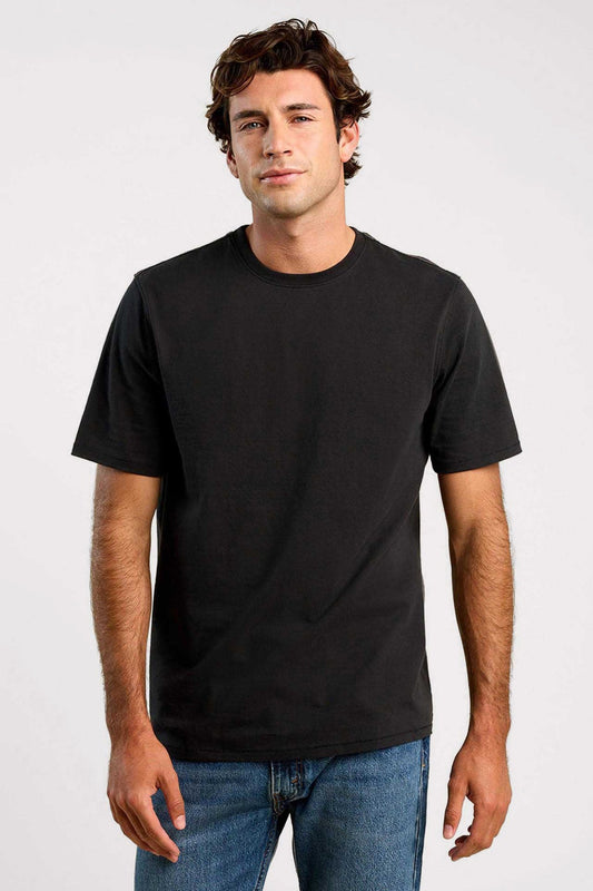 Vintage Cotton Men's Everyday T-Shirt | Black