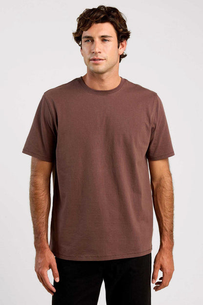 Vintage Cotton Men's Everyday T-Shirt | Coffee