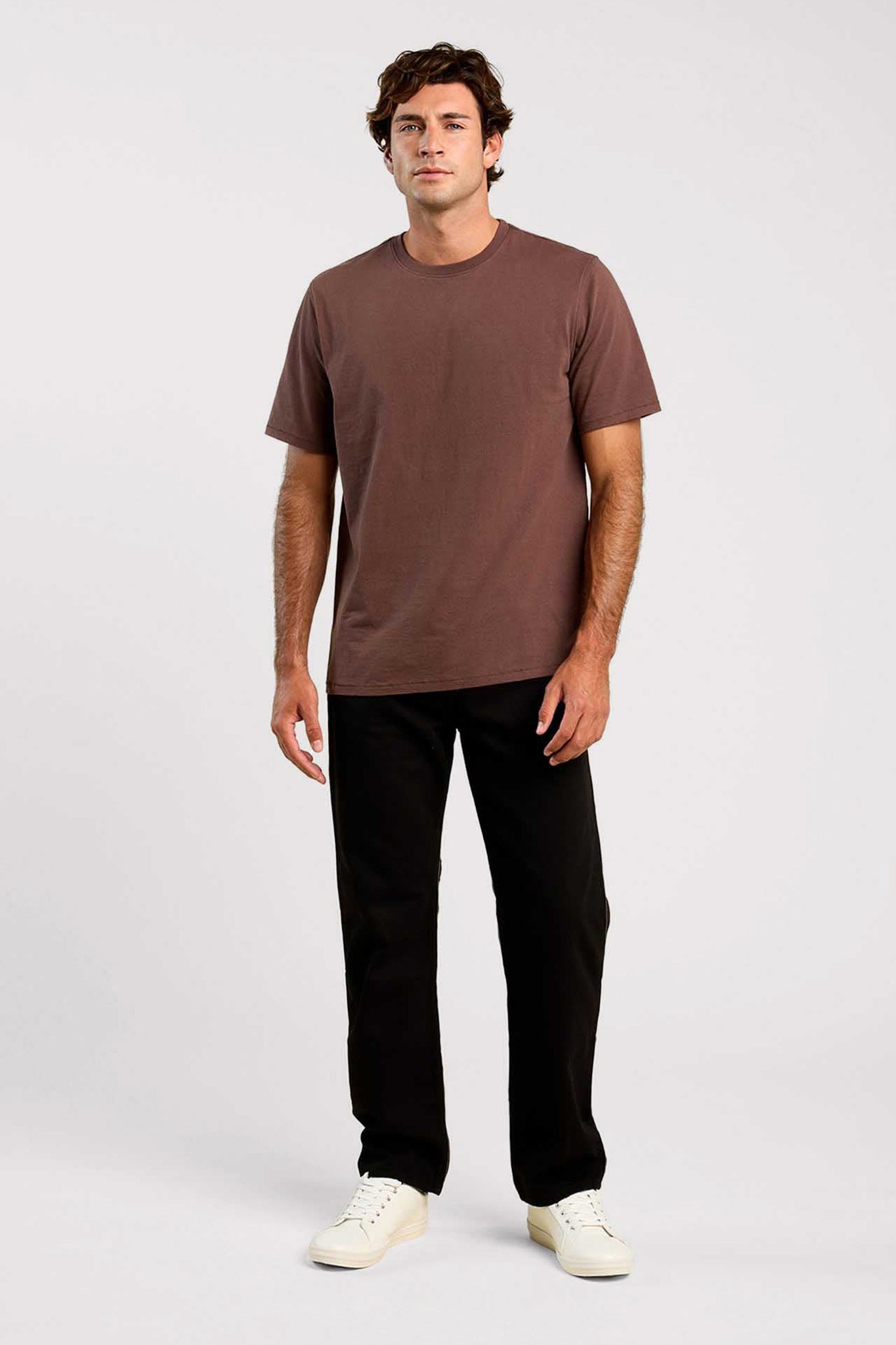 Vintage Cotton Men's Everyday T-Shirt | Coffee