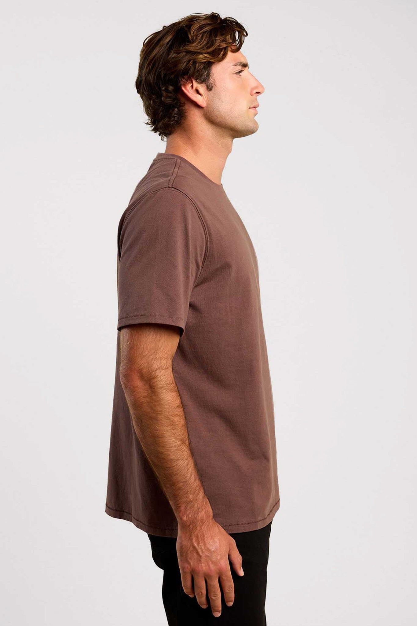 Vintage Cotton Men's Everyday T-Shirt | Coffee