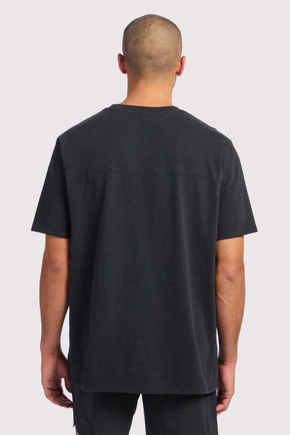 Men's Steady Seamed Tee | Black
