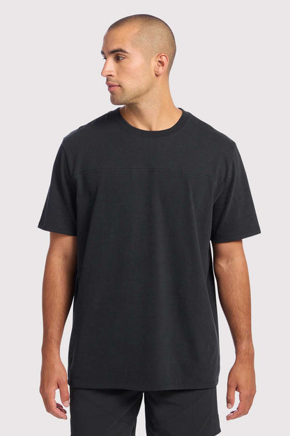 Men's Steady Seamed Tee | Black