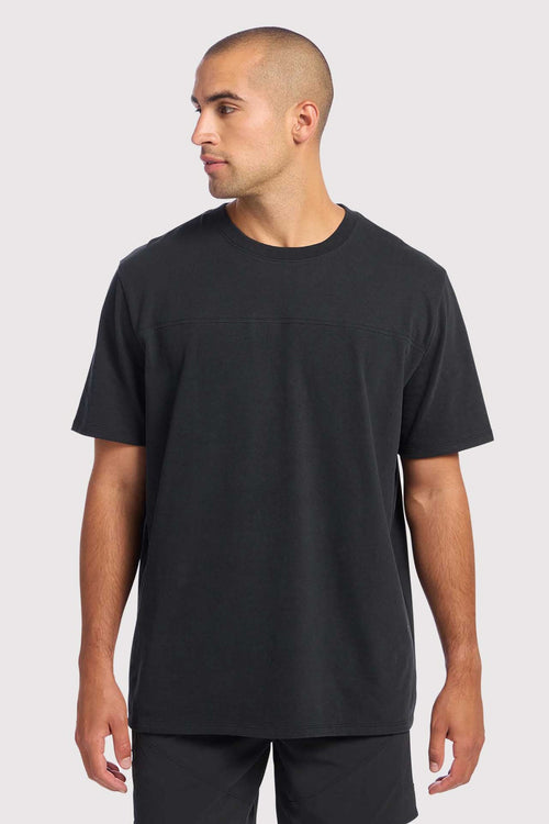 Men's Steady Seamed Tee | Black