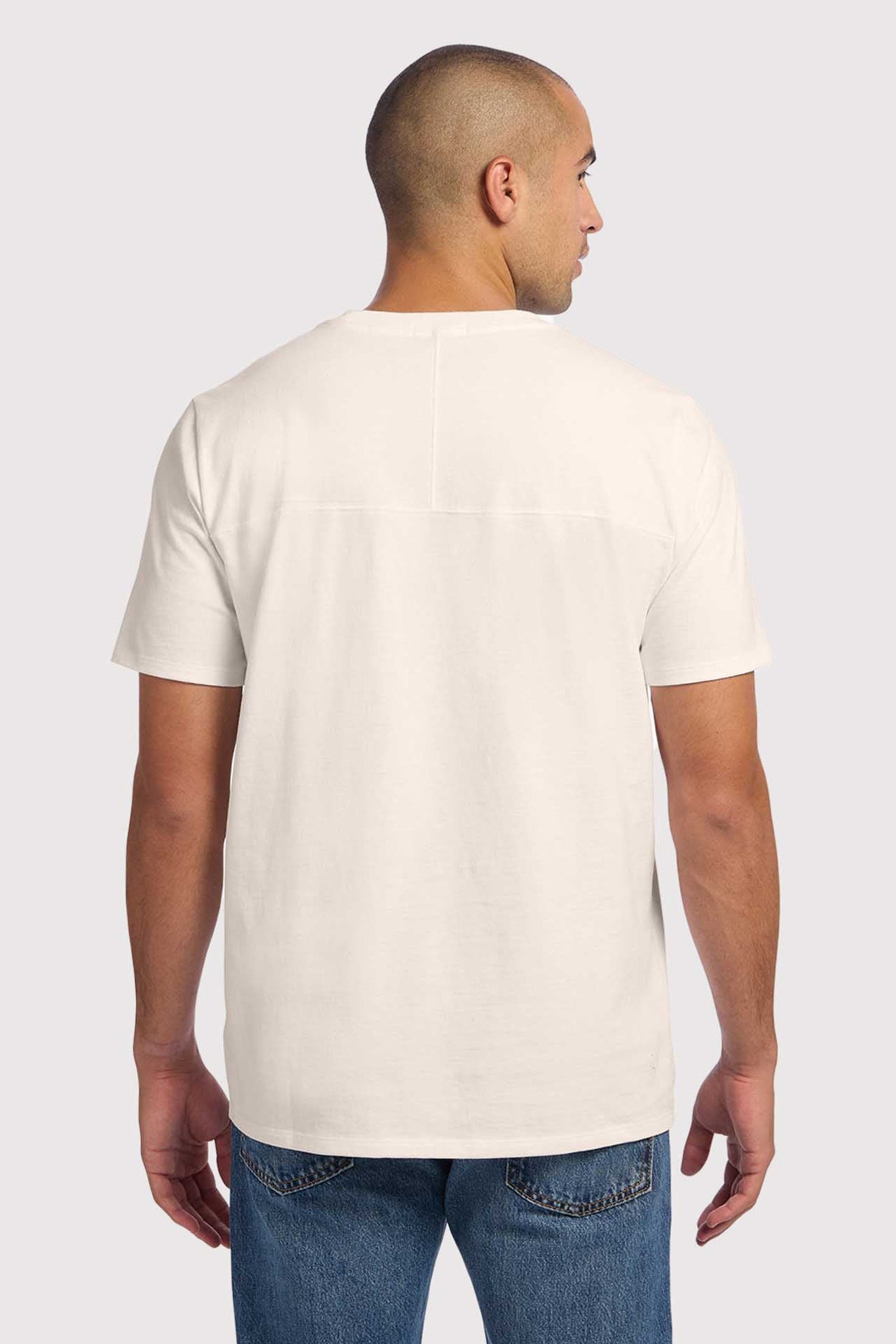 Men's Steady Seamed Tee | Linen