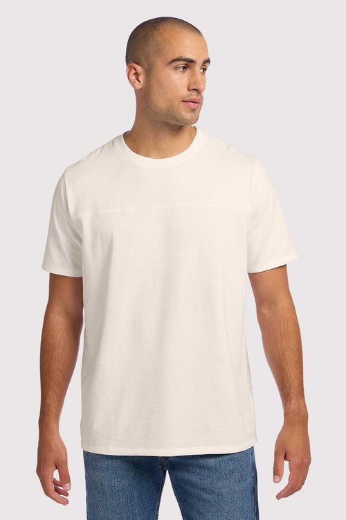 Men's Steady Seamed Tee | Linen