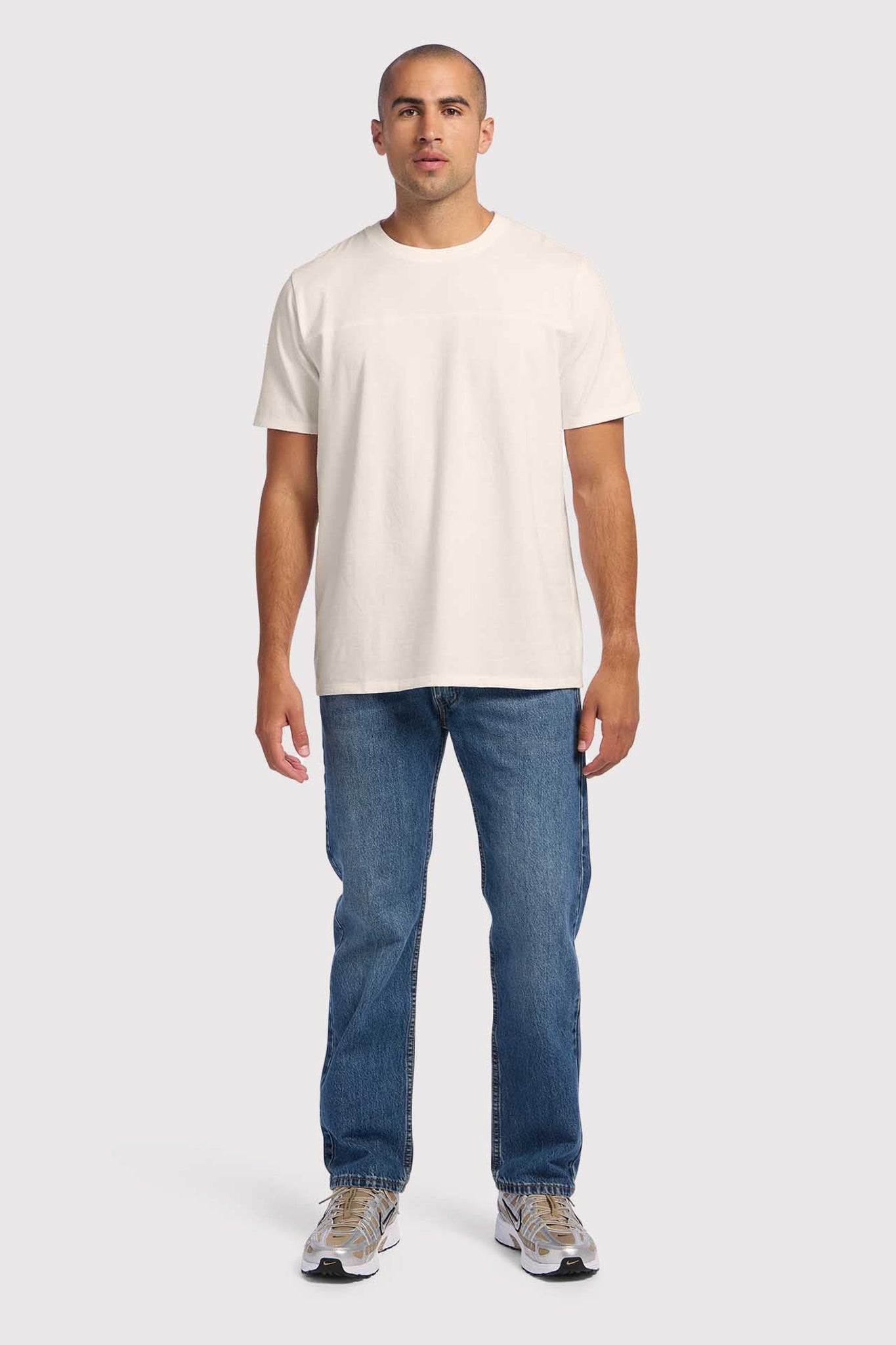 Men's Steady Seamed Tee | Linen