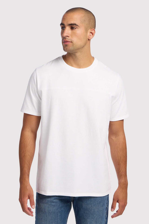Men's Steady Seamed Tee | White