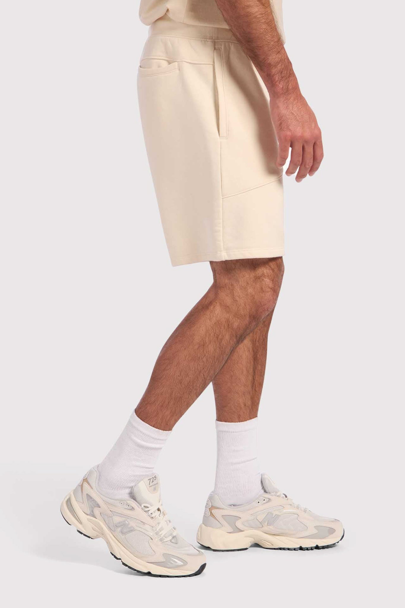 Vintage Fleece Men's Short | Washed Bone
