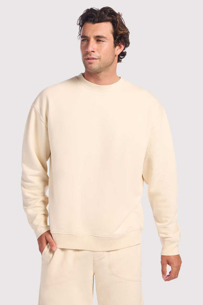 Vintage Fleece Men's Crewneck | Washed Bone