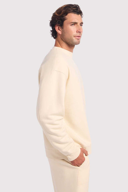 Vintage Fleece Men's Crewneck | Washed Bone