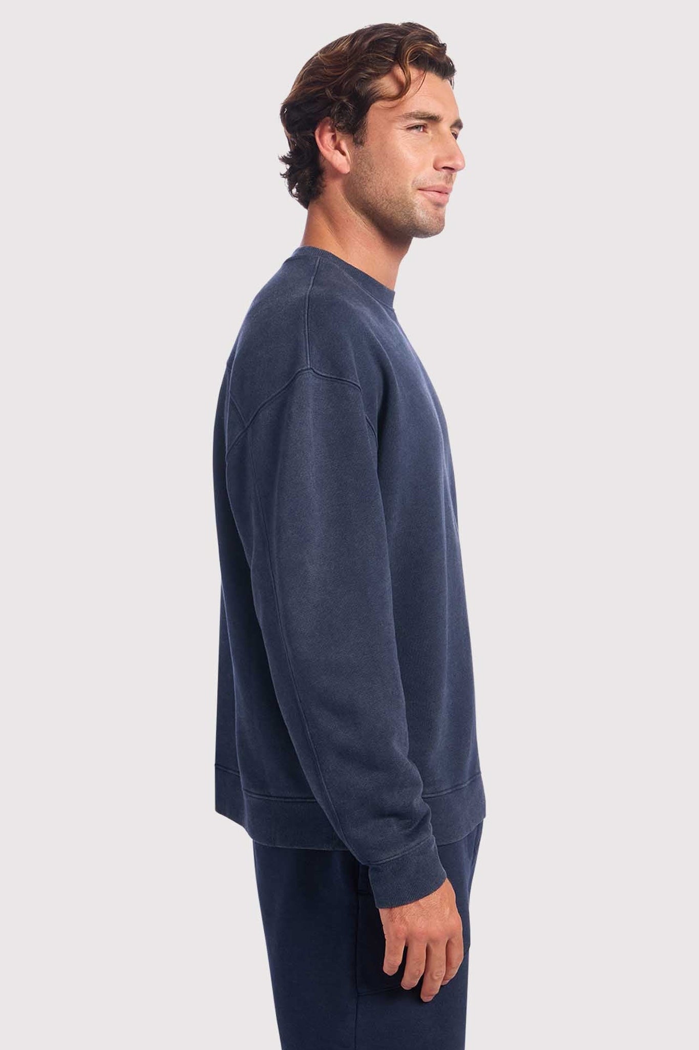 Vintage Fleece Men's Crewneck | Washed Navy