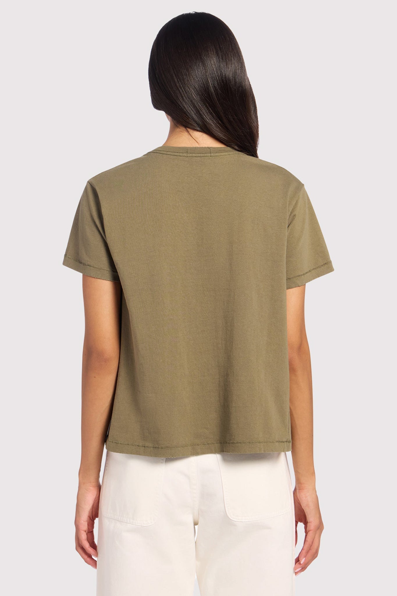 Vintage Cotton Everyday T-Shirt | Olive