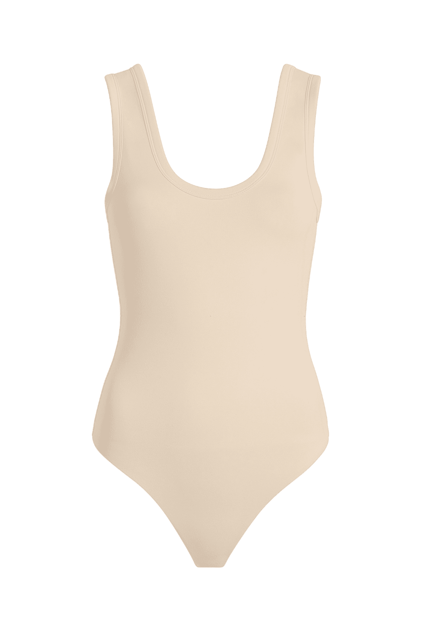 Seamless Scoop Tank Bodysuit | Bone