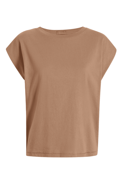 Soft Cotton Muscle Tee | Cinnamon