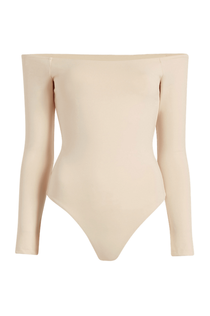 Off The Shoulder Bodysuit | Bone