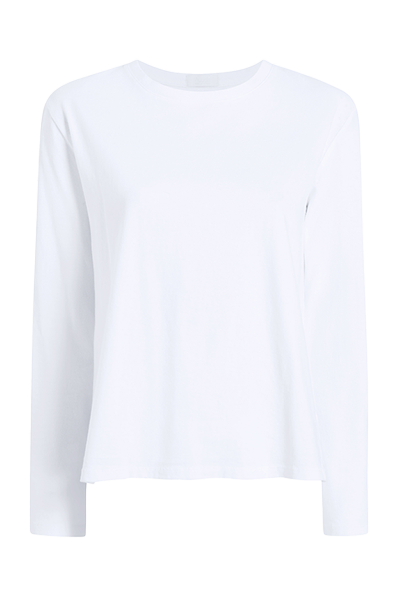 Vintage Cotton Long Sleeve Everyday T-Shirt | White