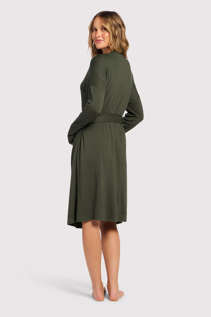 Lounge Robe | Darkest Olive