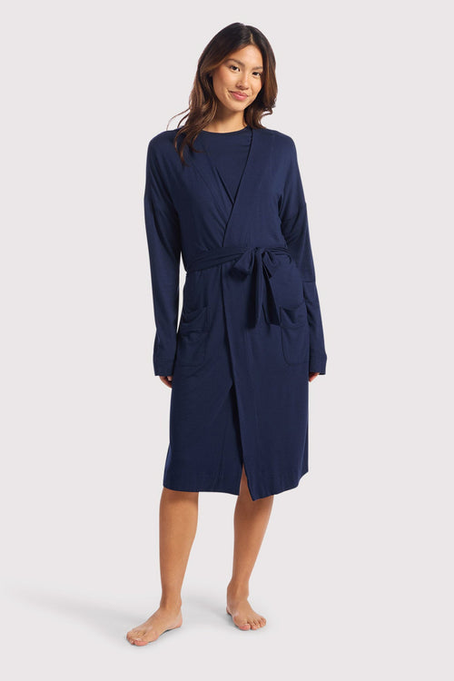 Lounge Robe | Navy