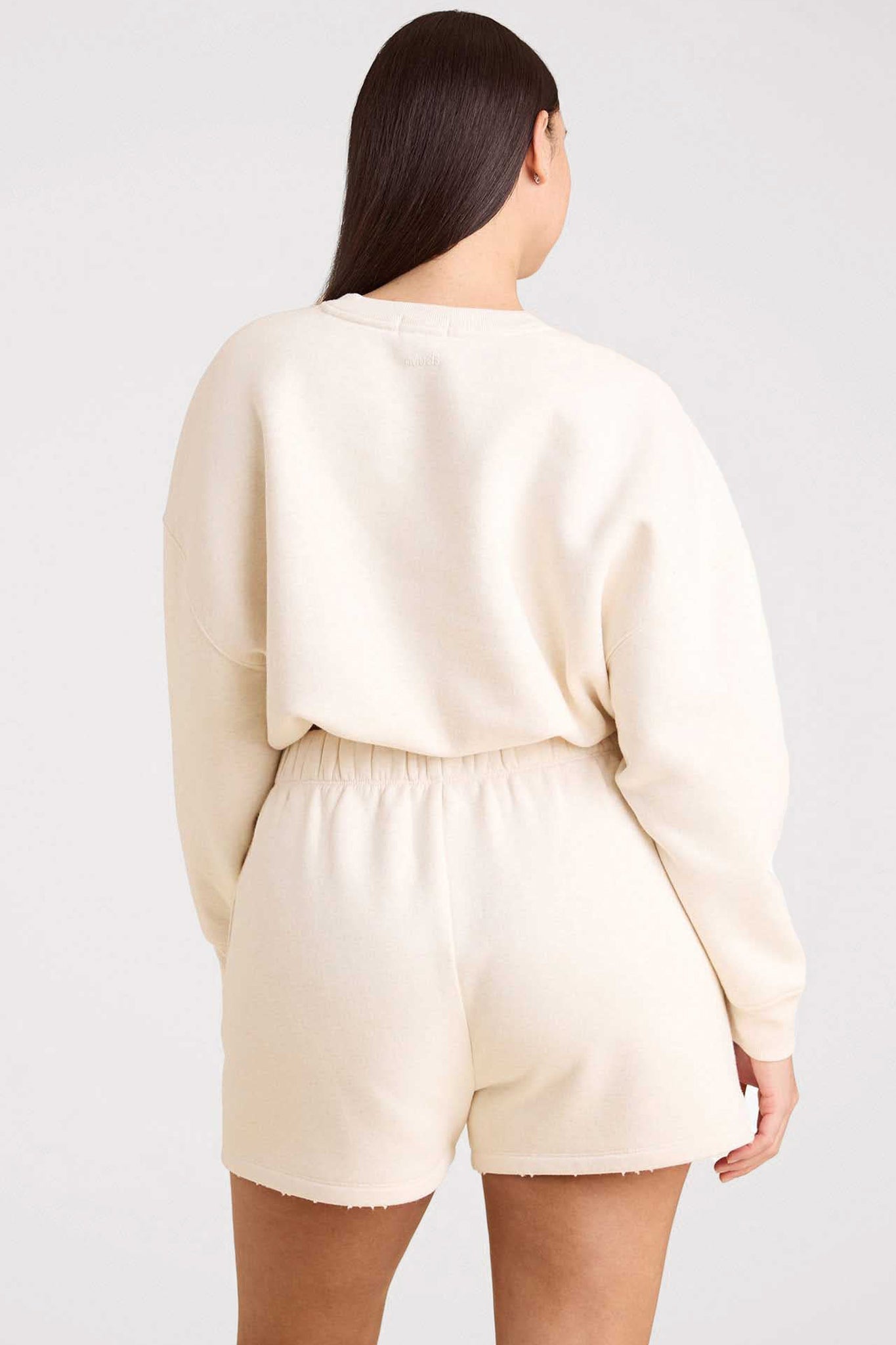 Vintage Fleece Cinch Waist Sweatshirt | Heather Bone