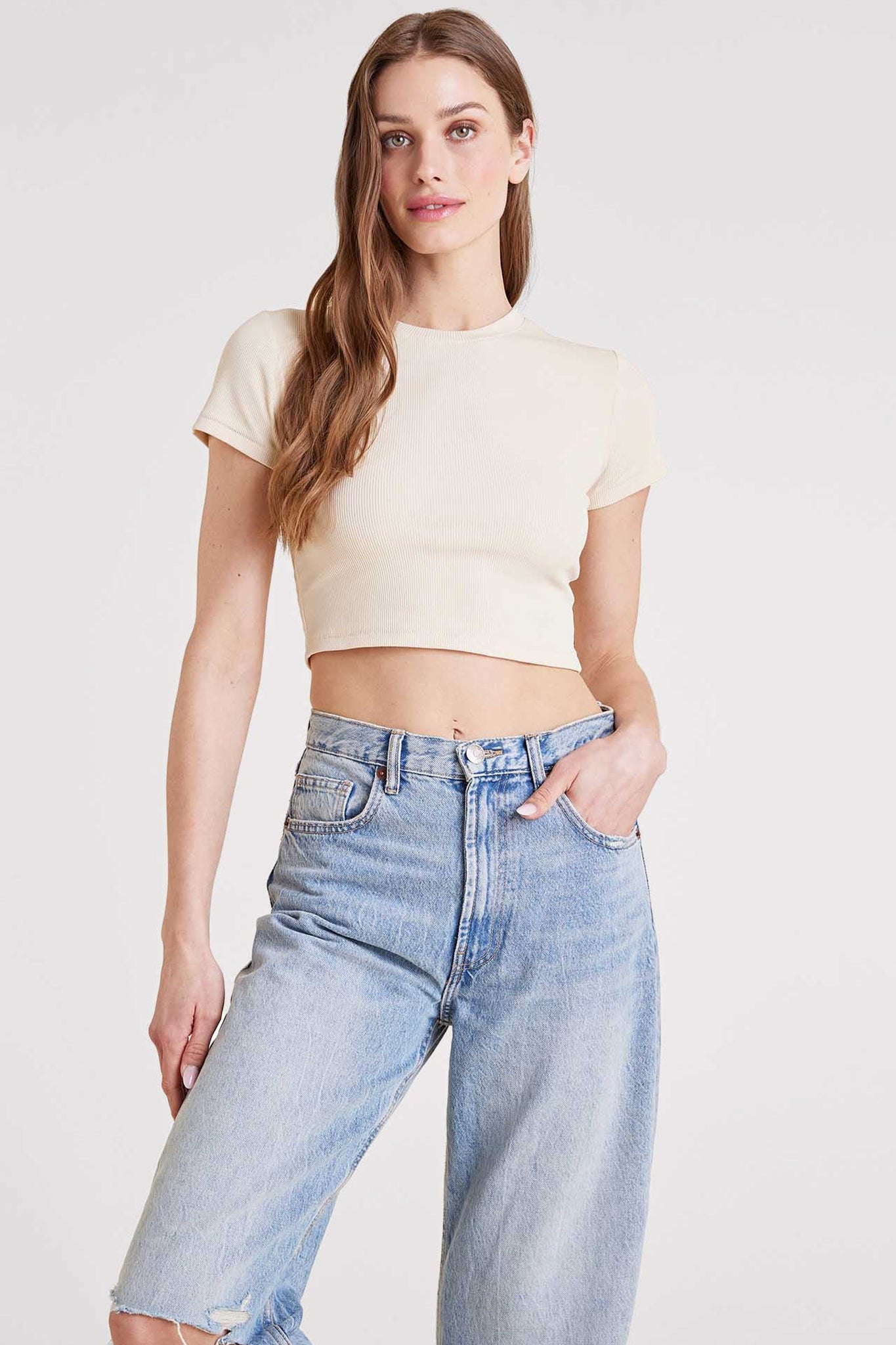 Baby Tee | Bone