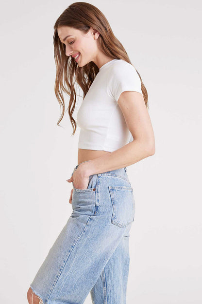 Baby Tee | White