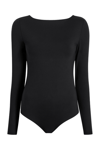 Open Back Bodysuit | Black