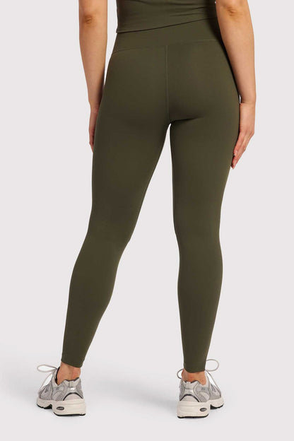 High-Waist Elevate Legging | Darkest Olive