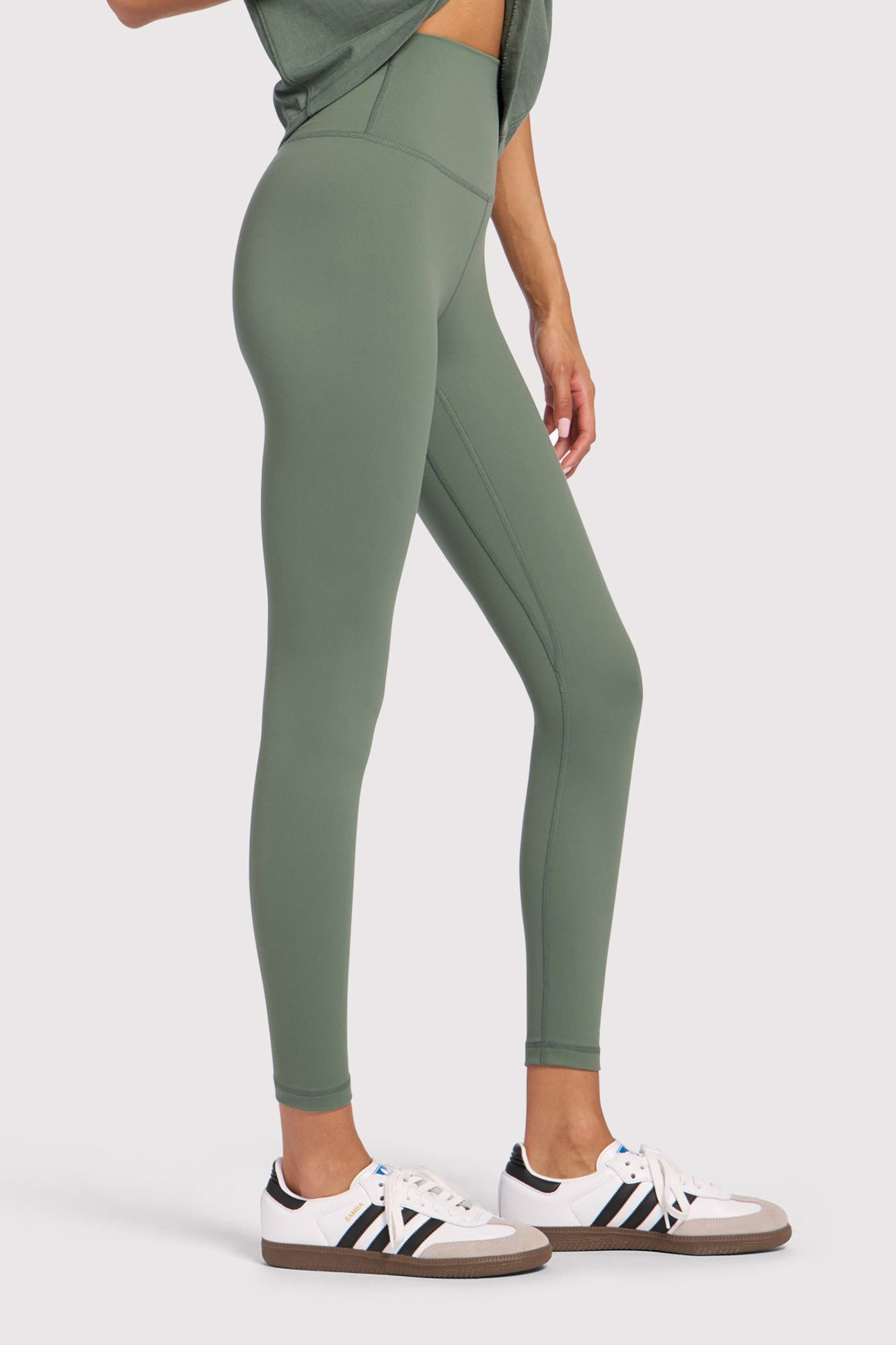 High-Waist Elevate Legging | Agave