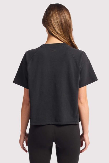 Steady Seamed Tee | Black