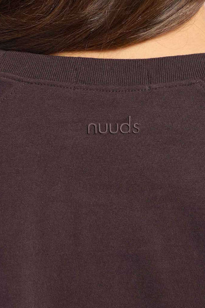 Steady Seamed Tee | Eggplant
