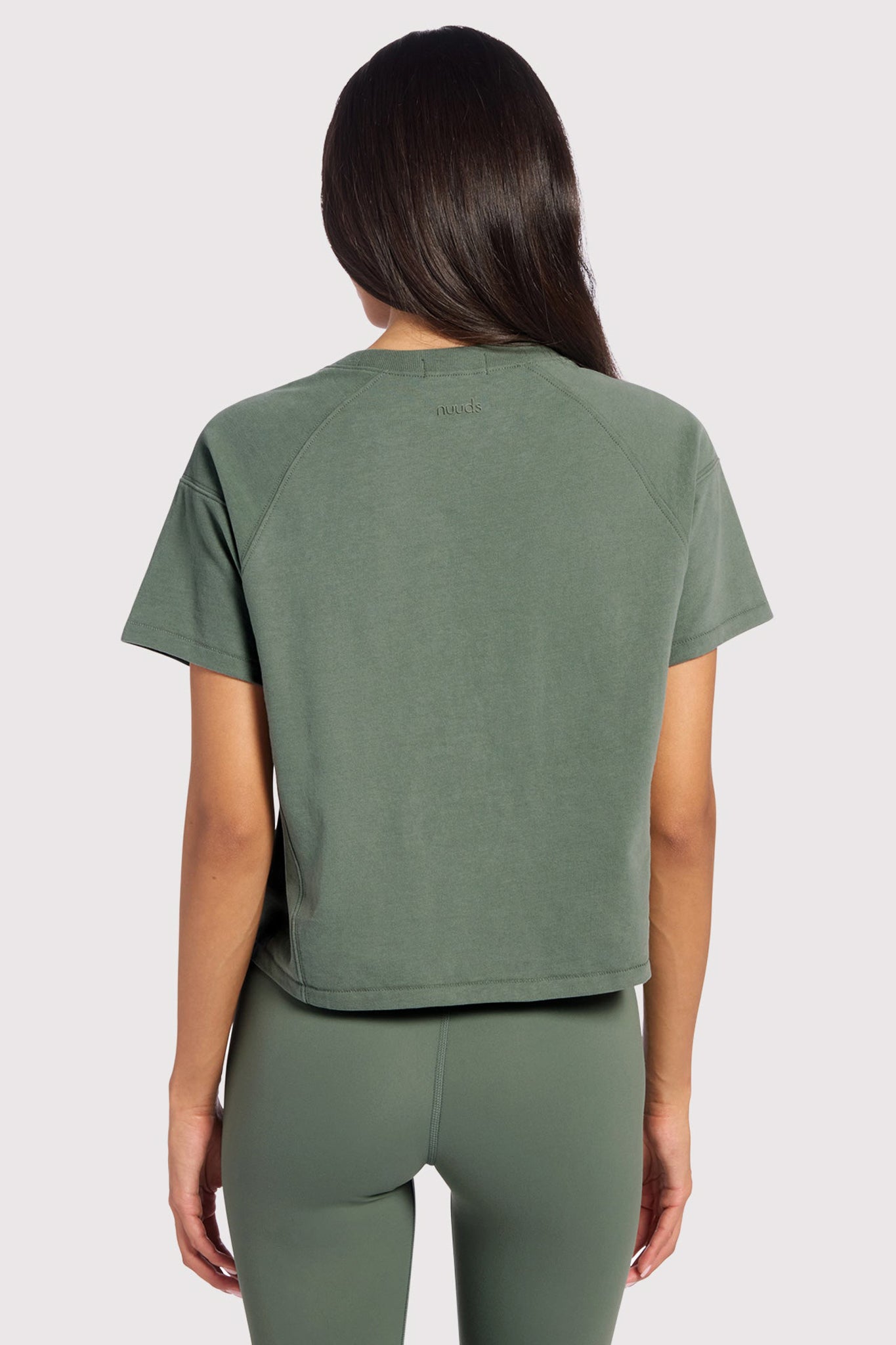 Steady Seamed Tee | Agave