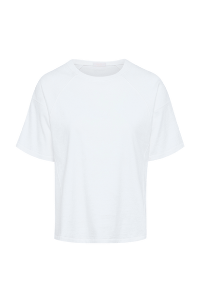 Steady Seamed Tee | White