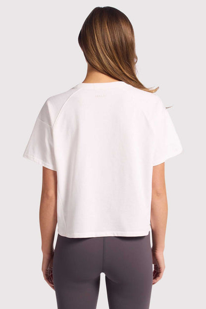 Steady Seamed Tee | White