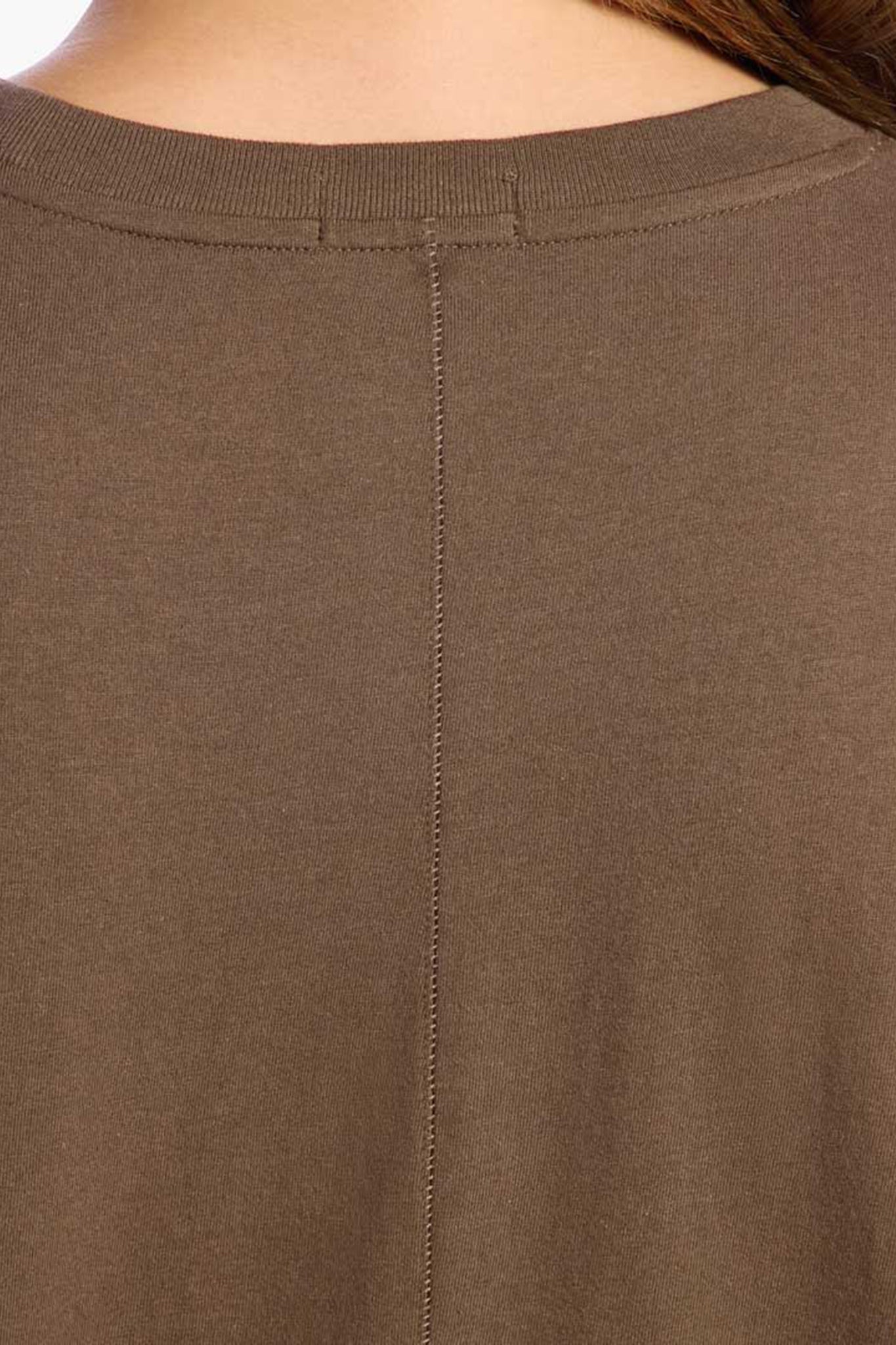 Soft Cotton Oversized Tee | Mocha